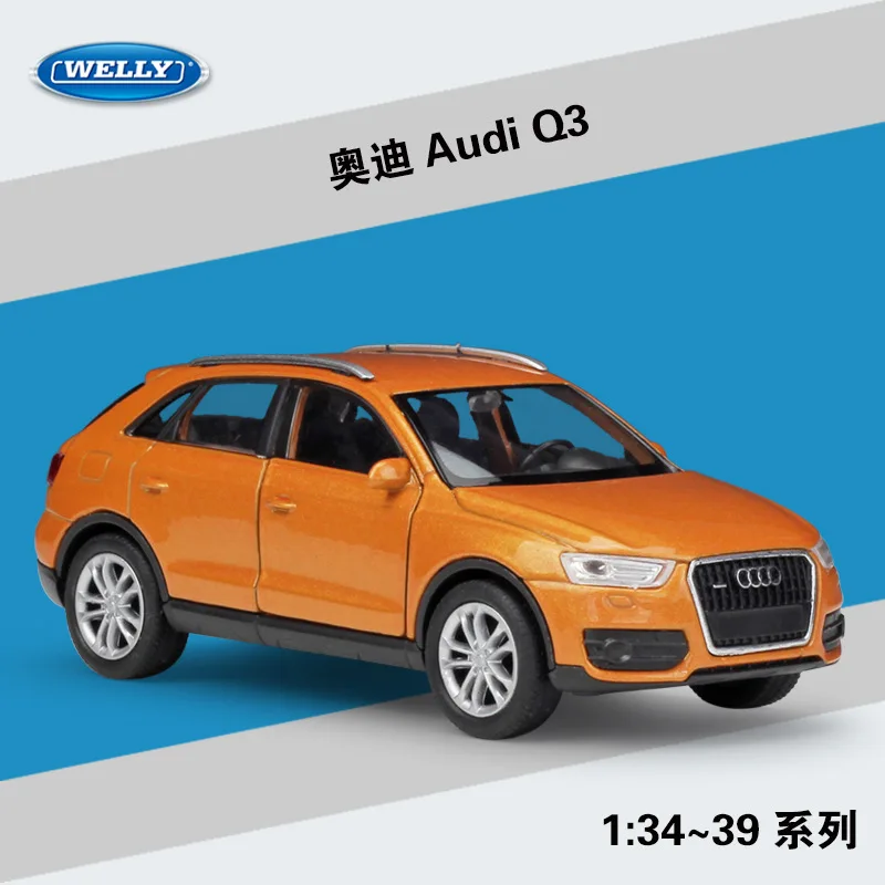 1:36 Велли Audi Q7 Q3 литье под давлением модель автомобиля из сплава для