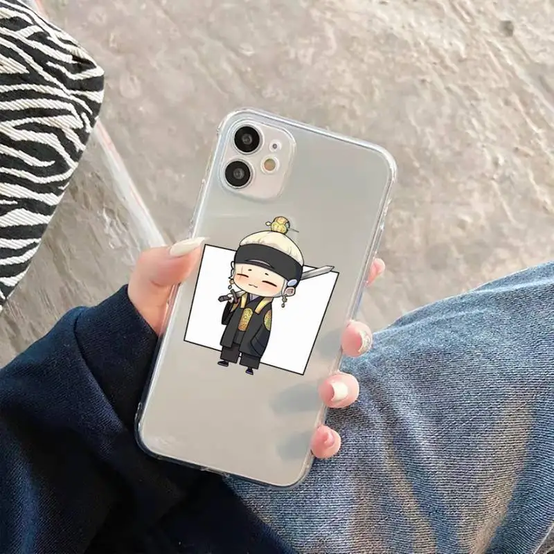 

Agust D suga Phone Case Transparent Clear for iPhone 11 12 mini pro XS MAX 7 8 6 6S Plus X 5S SE 2020 XR