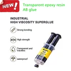 Супер жидкий клей из эпоксидной смолы, прочный быстросохнущий клей, Прозрачный Универсальный стойкий жидкий клей AB, товары для дома