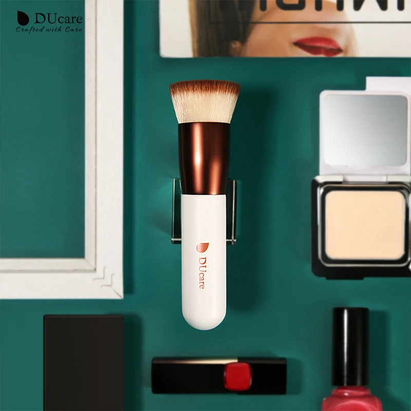 

DUcare Professional Foundation Brush Liquid flat brushes for face makeup set tools beauty essential Make Up Brushes