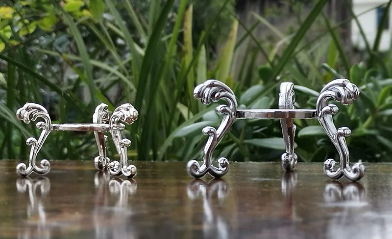 Настольная подставка с большим металлическим хрустальным шариком 1 шт. Декор для