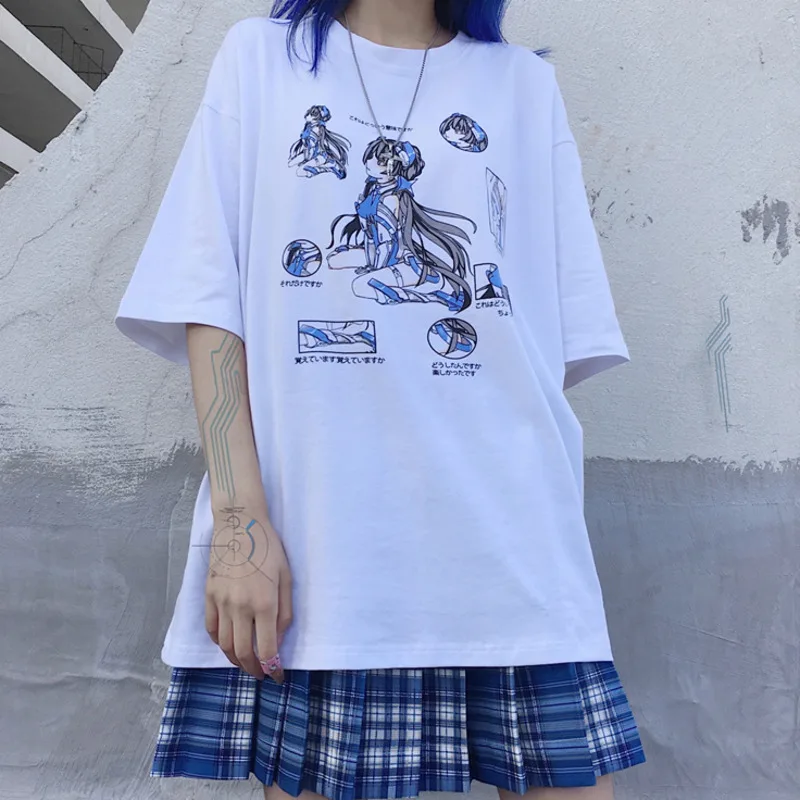 Y Demo японская Techwear женская футболка с коротким рукавом Повседневная белая