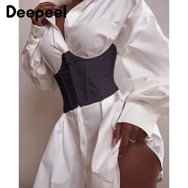 

Deepeel 1 шт. S/M/L, женские эластичный корсет широкие женские туфли на танкетке на очень широкий пояс украшения женской одежды Accesoories подарок