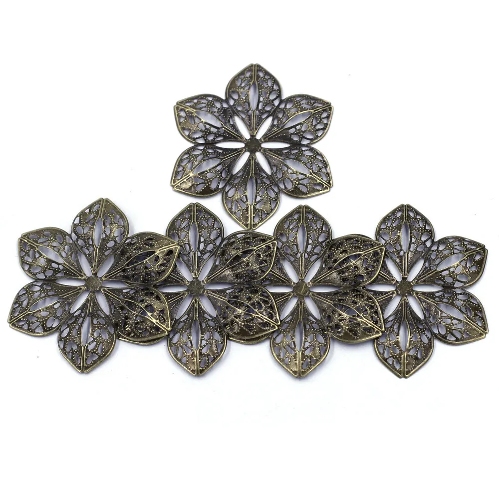 Соединители Подвески бабочка Павлин филигранные цветочные обертки ремесло для