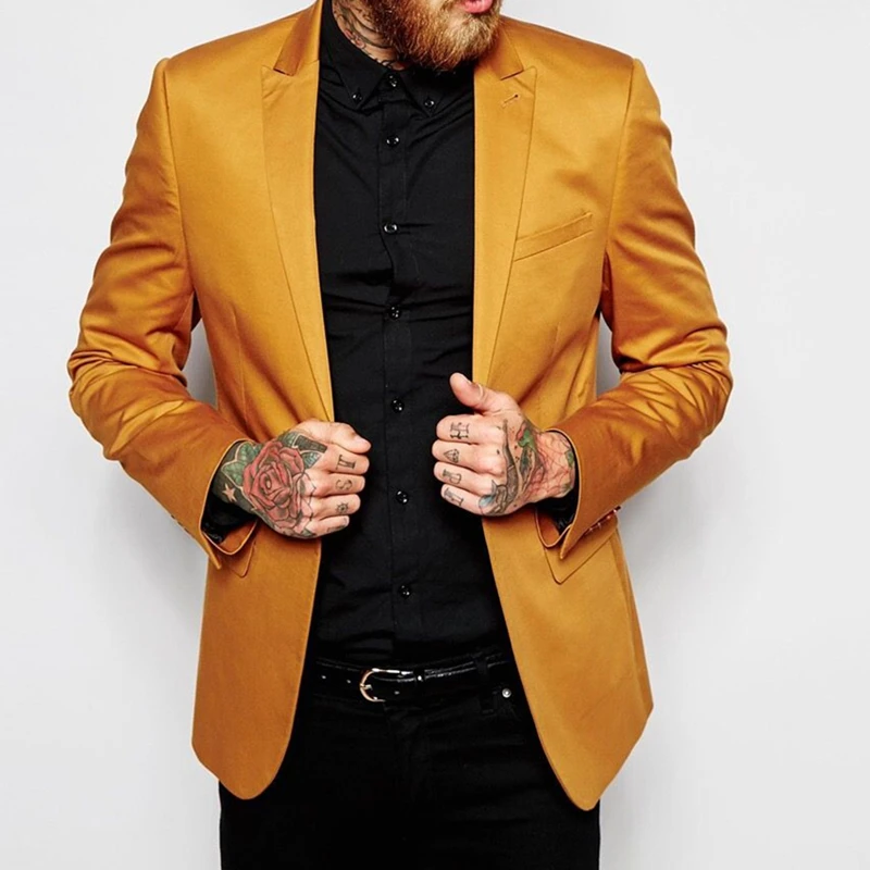 

Осенние модные мужские костюмы на заказ с отложным воротником, большие размеры, облегающие мужские костюмы для свадьбы, плявечерние