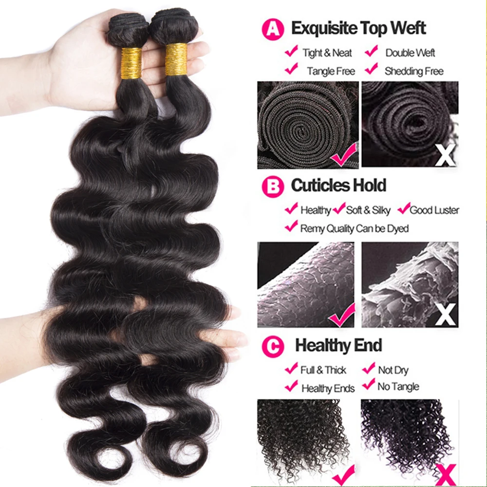 Волнистые пряди 28 30 дюймов человеческие волосы перуанские натуральный цвет