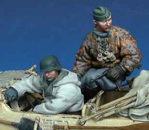 1/35 резиновая модель строительный комплект фигурка экипажа|Наборы для сборки