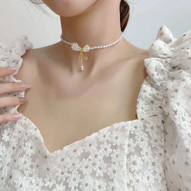 Женское винтажное ожерелье HUANZHI Винтажное колье неправильной формы с