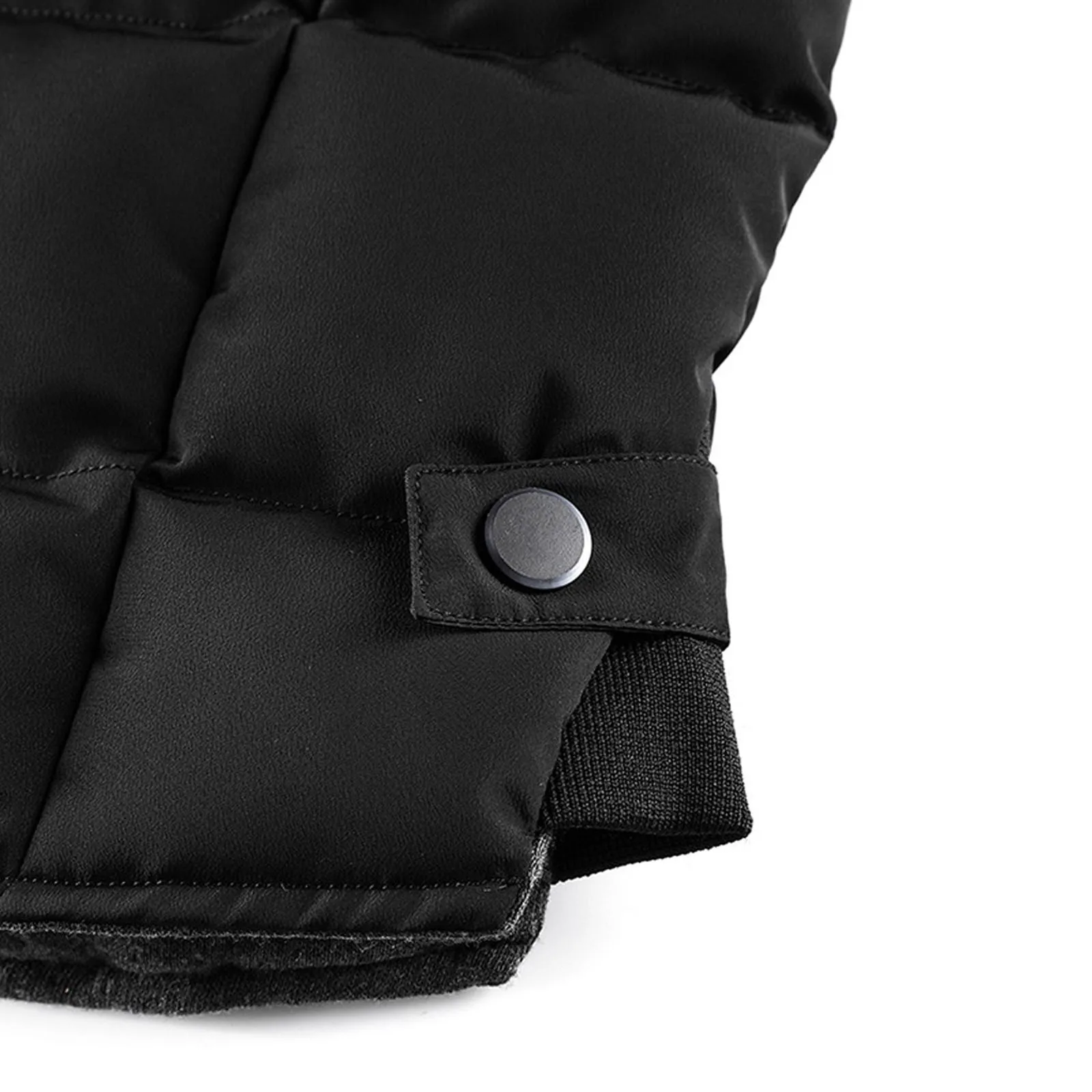 

Men Casual Plus Size Winter Warm Solid Hooded Zipper Sleeveless Vest Jacket Coat Outwear Casual Double-sided Padded Vest