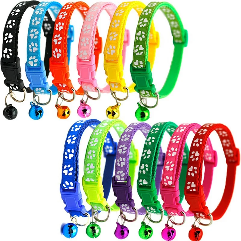 1X 6 In 1 Pet Bowls Food Feeder Dog Water Bottle &amp 12X Cat Collar And Bell With Safety Quick Release Break Away Buckle | Дом и сад