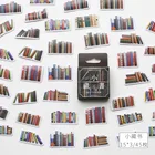 Ретро серия библиотеки милый дневник ручной работы клейкая бумага хлопья Япония цветок книга стикеры Скрапбукинг пуля журнал канцелярские принадлежности