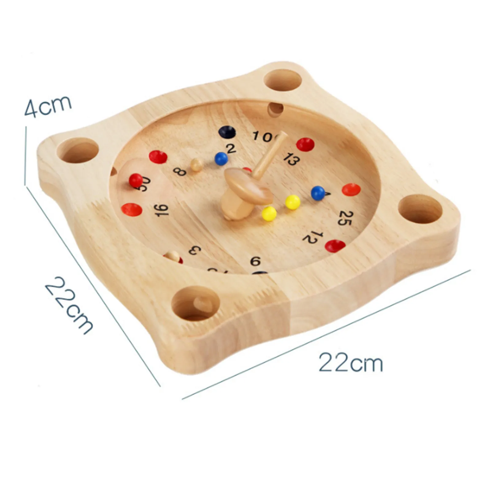 

Children's Compass Gyro Parent-child Party Board Game Toy Wooden Children's Educational Toy Strategy Math Game