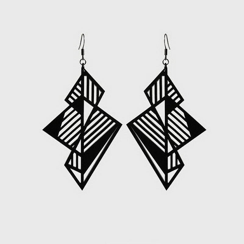 

Fashion Acrylic Earrings Geometric Dangle Earring Resin Drop Women Jewelry
