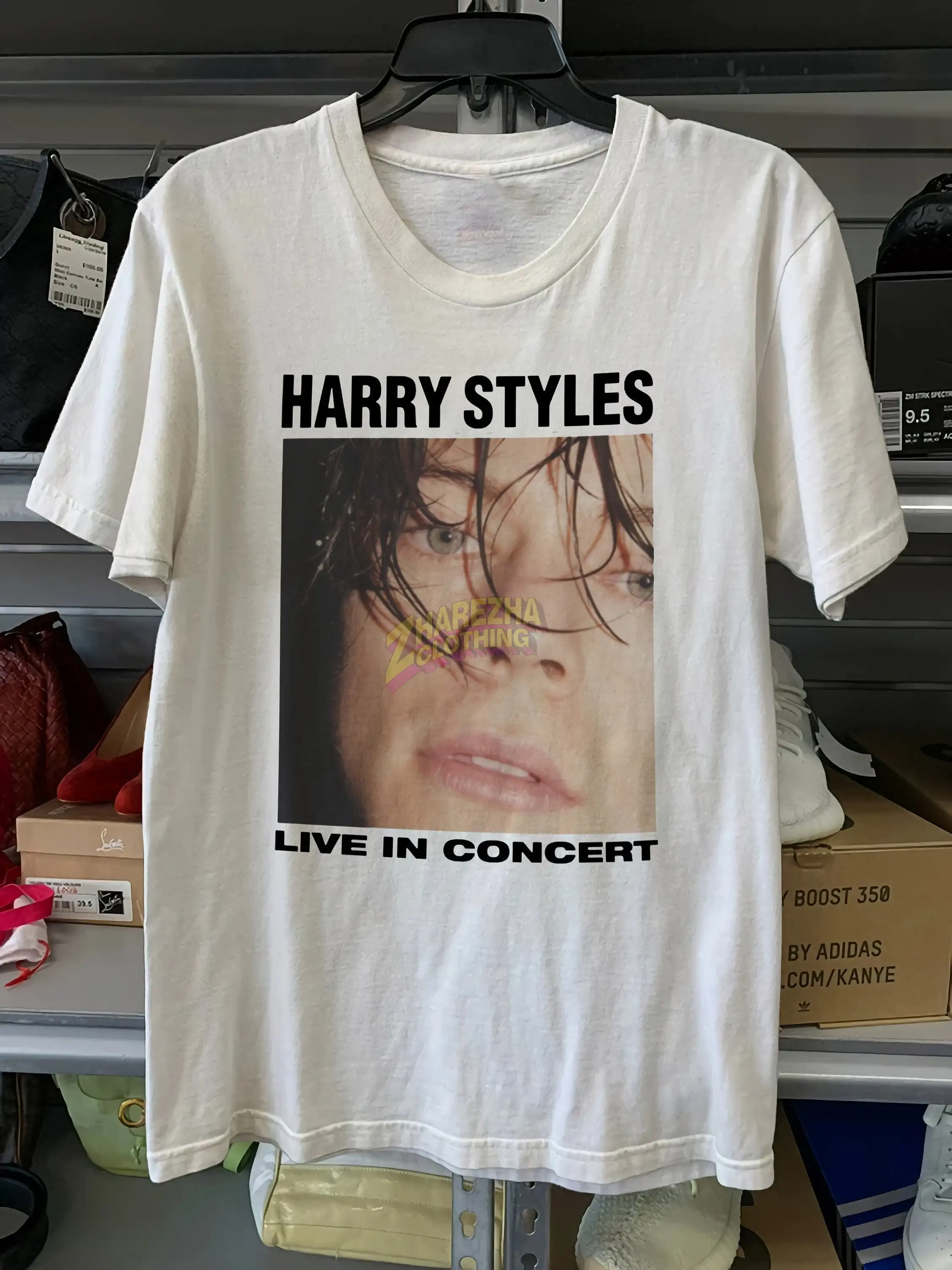 Футболка с графическим принтом Harry Styles Live In Concert 2018 одежда унисекс для взрослых