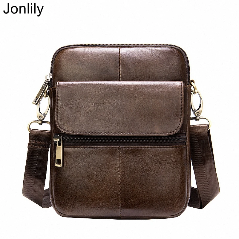Jonlily мужская сумка через плечо из искусственной кожи, модная маленькая сумочка, сумка-мессенджер через плечо, Подростковый кошелек-KG480