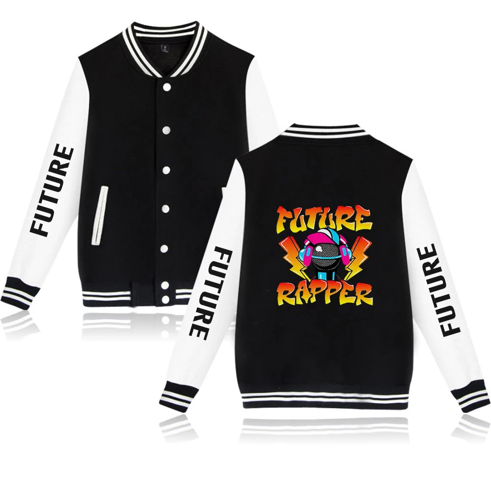 

Future rapper Fashion Prints Baseball Jackets Women/Men Long Sleeve Jacket 2020 Hot Sale Casual Streetwear Clothes