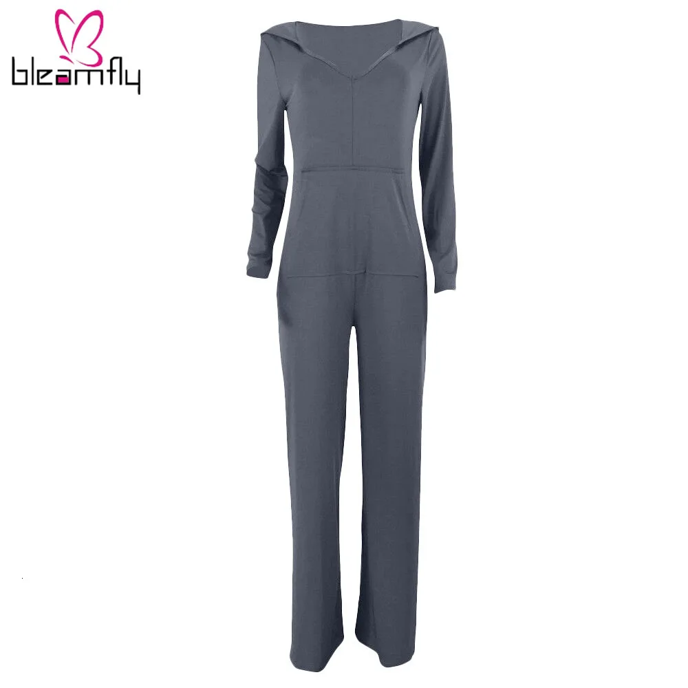 Женский комбинезон свободный с длинным рукавом большого размера 3xl |