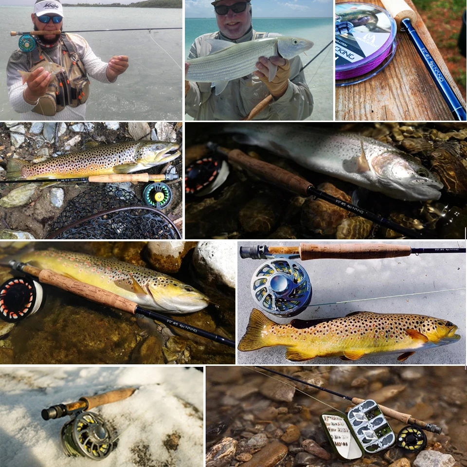 4 шт. рыболовная удочка из углеродного волокна с трубкой Cordura|fly rod fast|fishing rodfly |