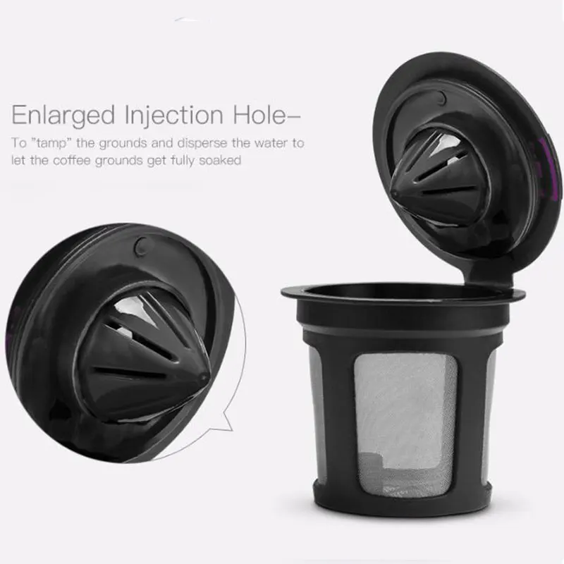 Многоразовые K-чашки для кофеварок Keurig 2 0 и 1 универсальные фильтр многоразовый 3