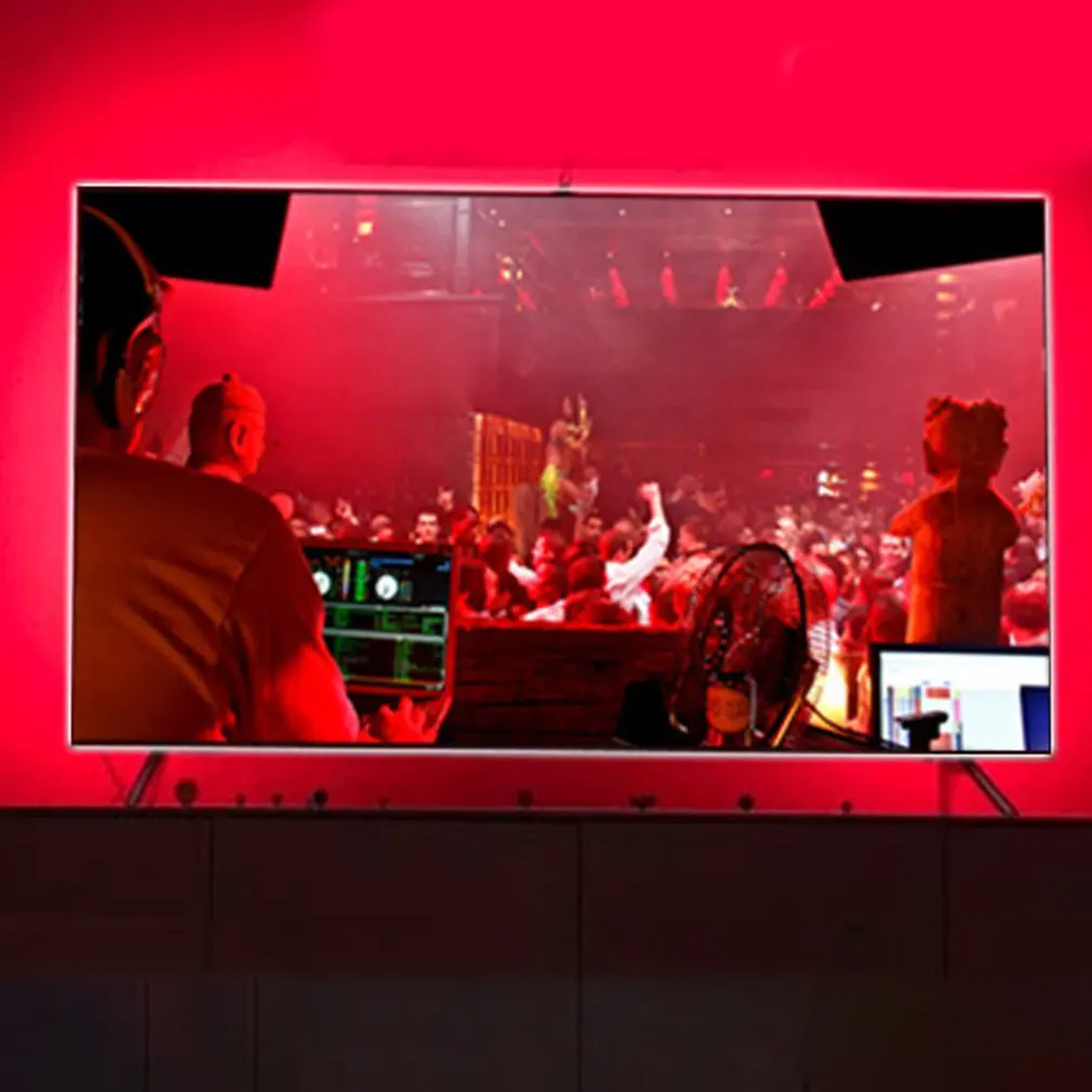 Светодиодная лента RGB с приложением и дистанционным управлением меняющие цвет