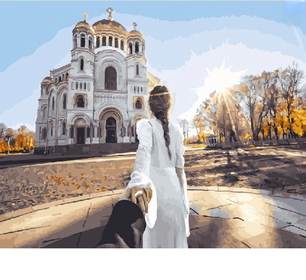 

CraftArtGo картина по номерам пейзаж рисунок на холсте Ручная роспись подарок алмазов картина по номерам водопад комплекты, украшение для дома