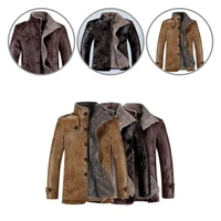 fashionable male jacket turn down collar thermal long winter coat men jacket men coat
