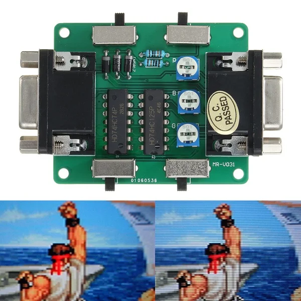 Scanline Generator VGA Connection For Vintage Games Gamers MAME Arcade Machine | Coin Operated