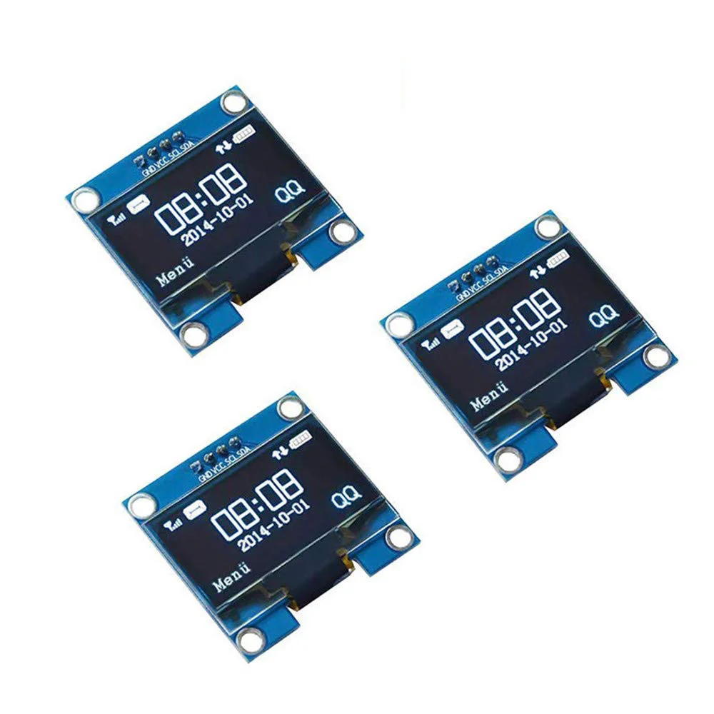 OLED-модуль IIC 0 91 дюйма 96 белый/желтый синий/синий 12864 OLED-дисплей I2C SSD1306 плата с