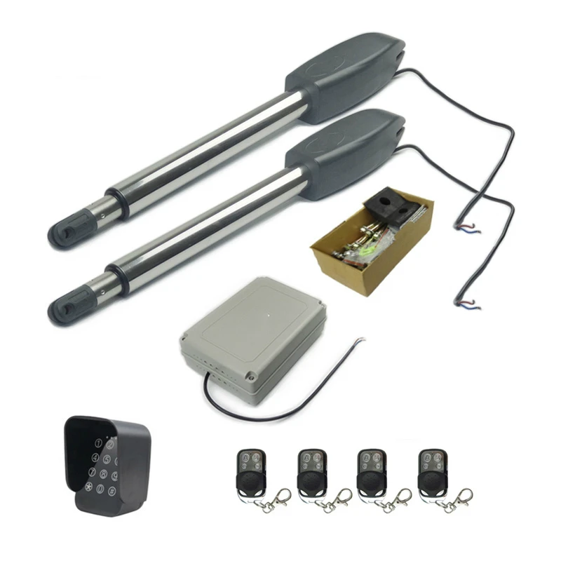 KPM-C02 сверхпрочный двойной автоматический набор для открывания ворот распашных