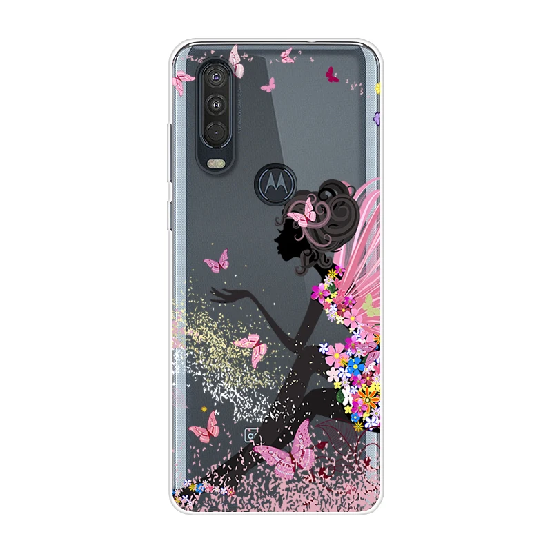 3 Для Motorola One Action чехол 6,3 ''мультяшная мягкая ТПУ Силиконовая задняя крышка для MOTO One Action OneAction чехол для телефона funda One Vision - Цвет: 3