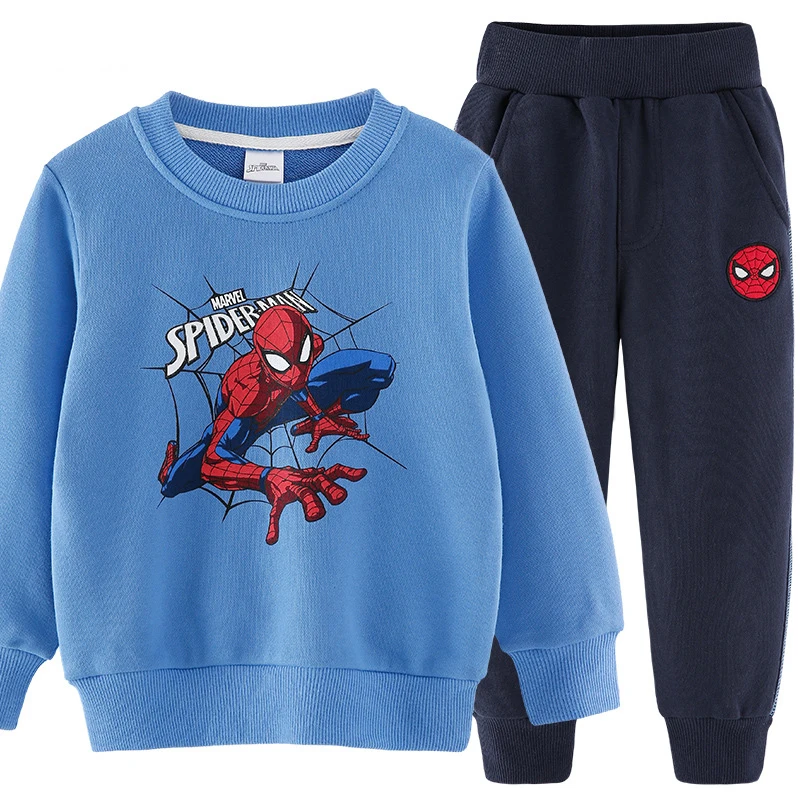 Детская одежда с героями комиксов Марвел косплей-костюмы капюшоном Человек-паук
