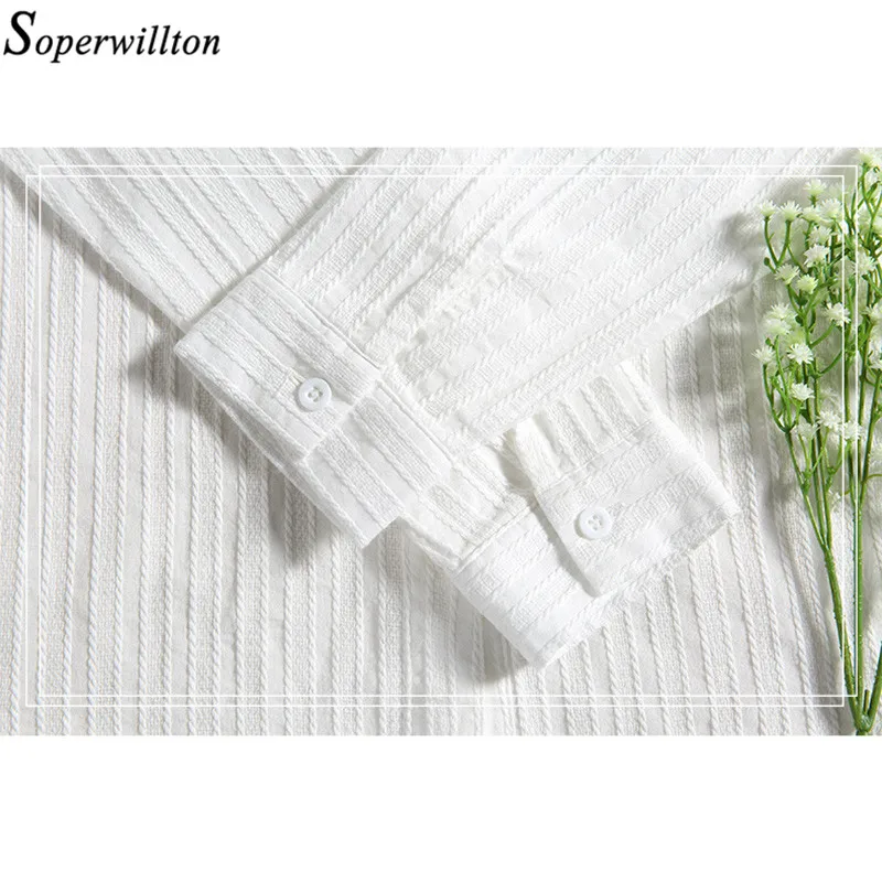 100% хлопковая футболка топы белого цвета Для женщин с длинным рукавом t-рубашка