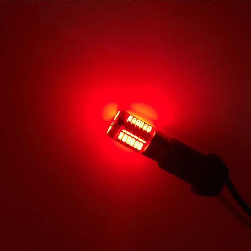 2 шт. H3 супер яркий белый 57 led 3014 smd лампочка Автомобильная противотуманная лампа, светильник дневного света, Автомобильный источник парковки, янтарный красный