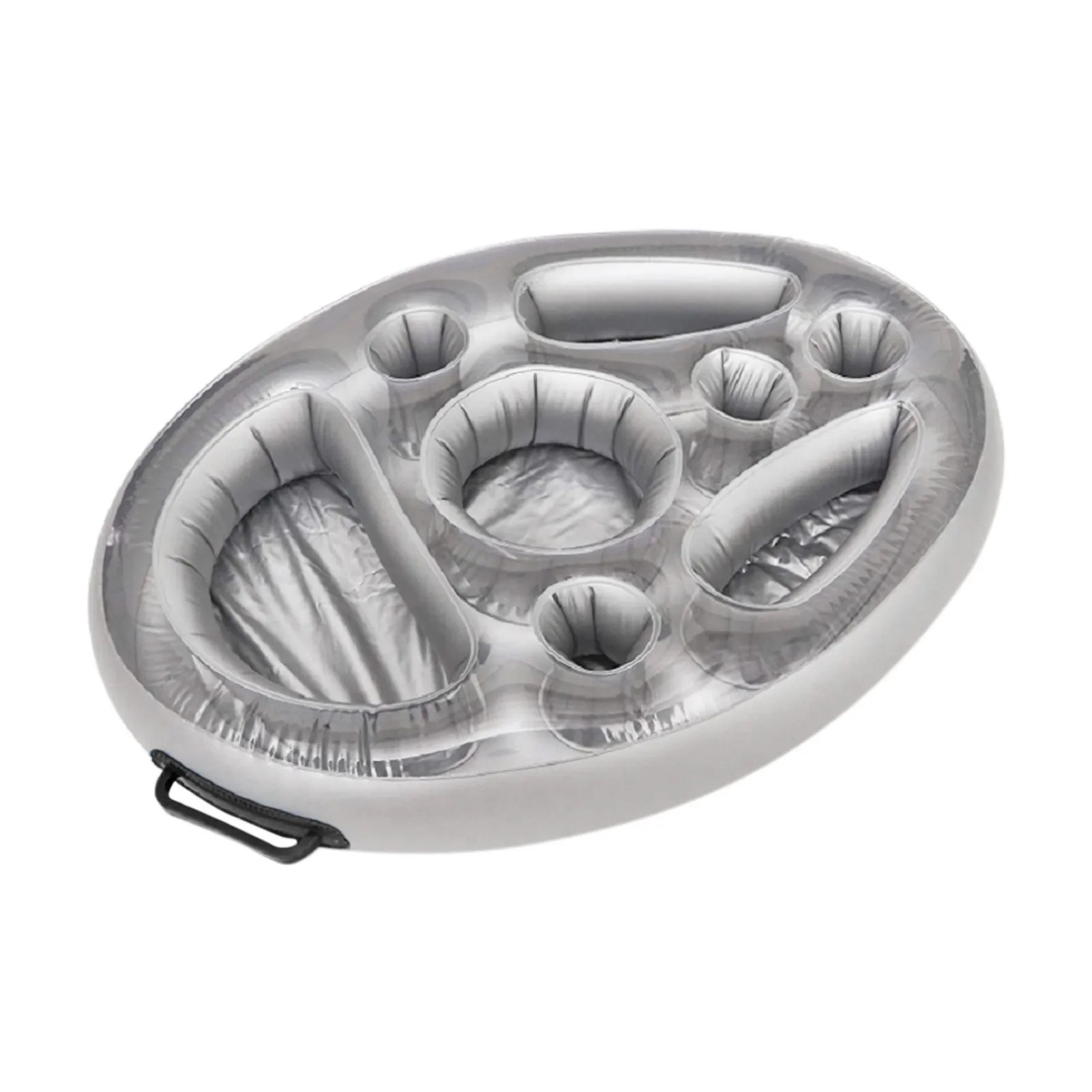 

Summer Party Bucket Cup Holder Inflatable Pool Float Beer Drinking Cooler Table Bar Tray Beach Swimming Ring