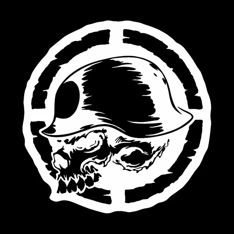 

Interesting Car Stickers Lovely Helmet Skull Funny Decoration for Window Motorcycle Trunk Decorative KK 15*11cm