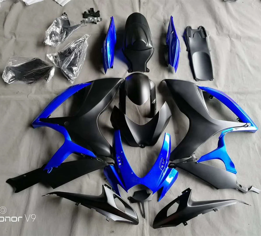 Полный обтекатель комплект для Suzuki GSX R GSXR 600 750 2006 2007 K6 впрыск АБС пластмасса