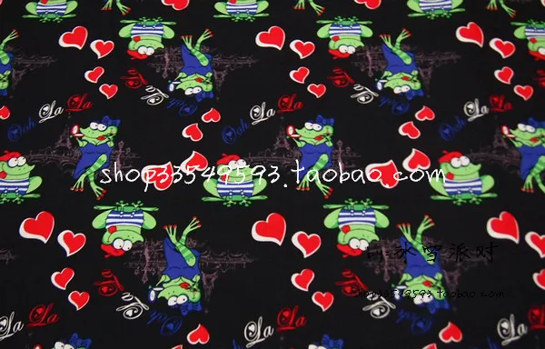 Цветочная лягушка хлопчатобумажная ткань детские обои для дня