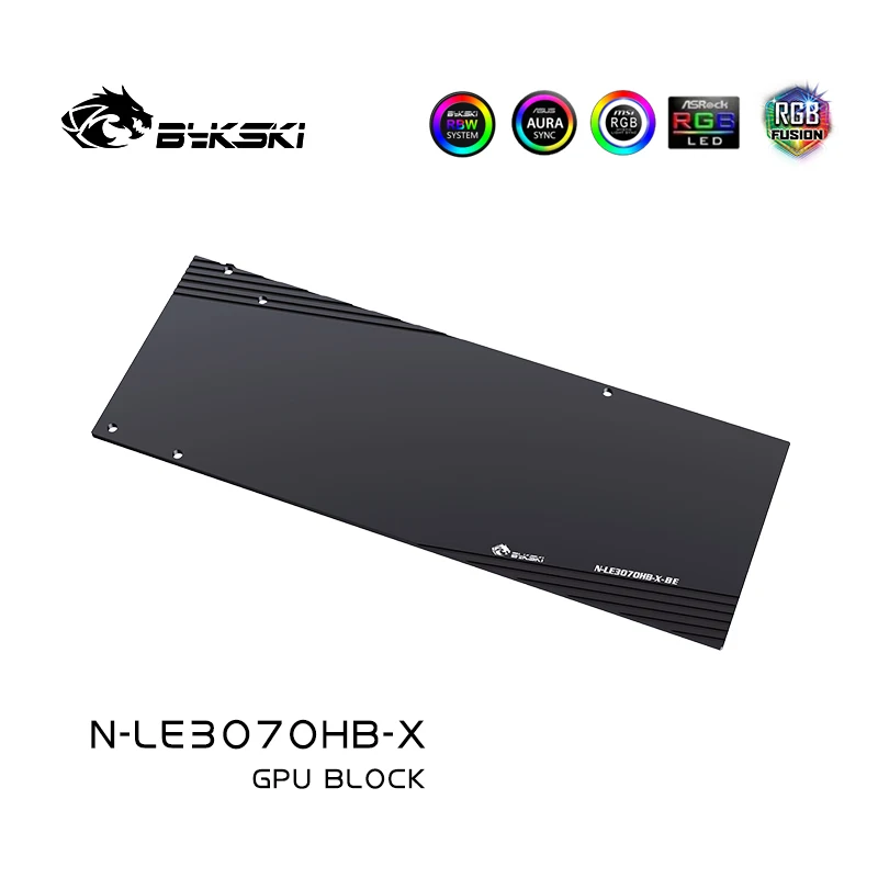 Bykski N-LE3070HB-X Кулер графического процессора Задняя панель графической видеокарты