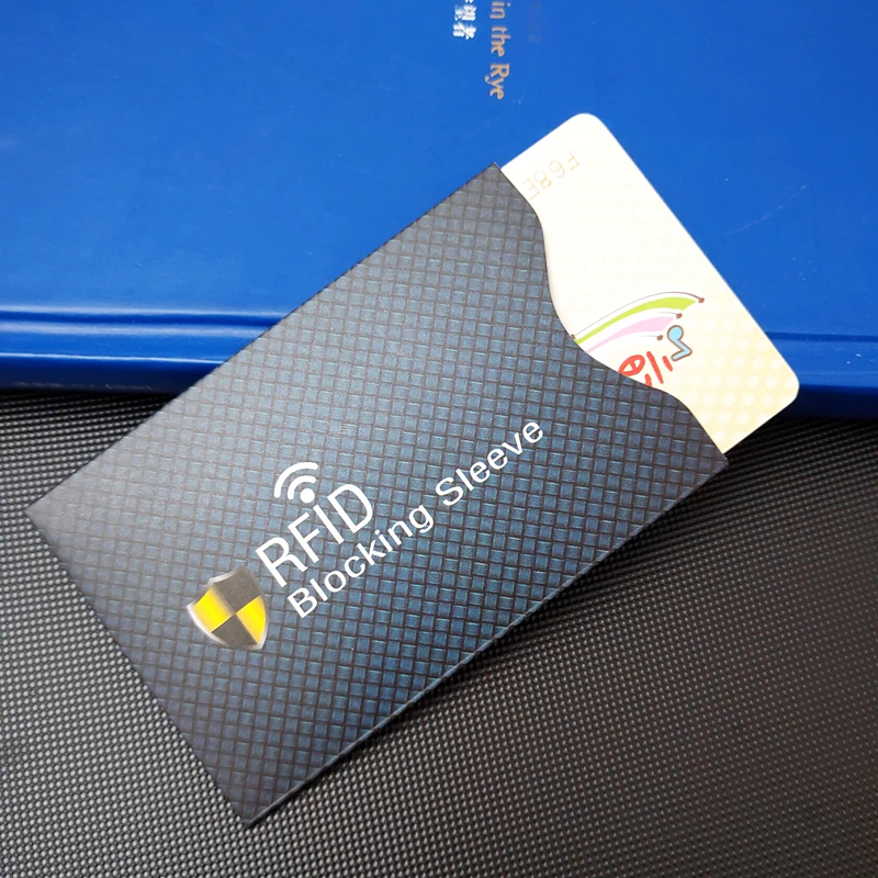 10pcs thickened coated paper credit card holder rfid blocking sleeve anti theft protector bank card cover aluminum foil id case free global shipping