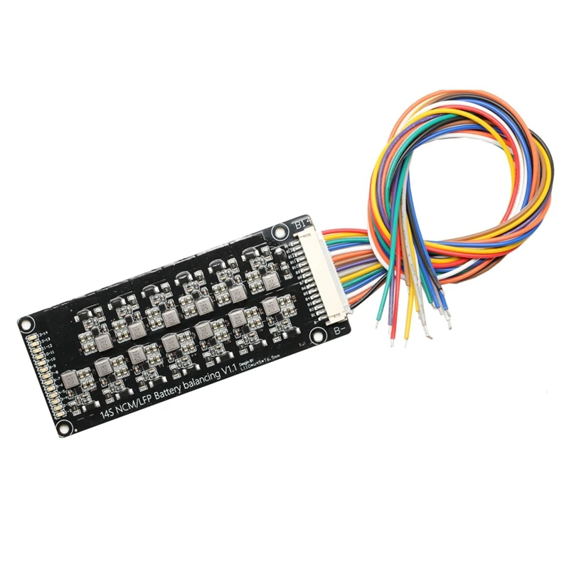 3S 14 Li Ion Lipo Lifepo4 LFP батарея активный эквалайзер балансировка BMS 1.2A баланс плата