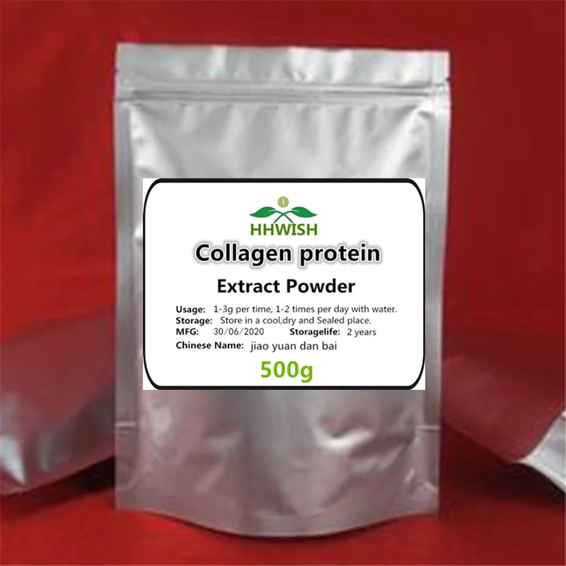 

100% Pure Deep Sea Fish Collagen Protein Powder,jiao Yuan Dan Bai, Collagen Powder,Moisturize and Whiten Skin,Anti-Aging