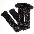 Детские носки в сеточку; Стразы; Модные носки для девочек; Тонкие колготки; G99C