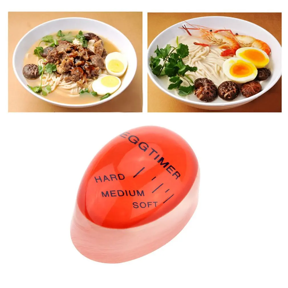 1 Color Egg Timer Changing Yummy Soft Hard Boiled Eggs Eco-Friendly Cooking Kitchen Helper |