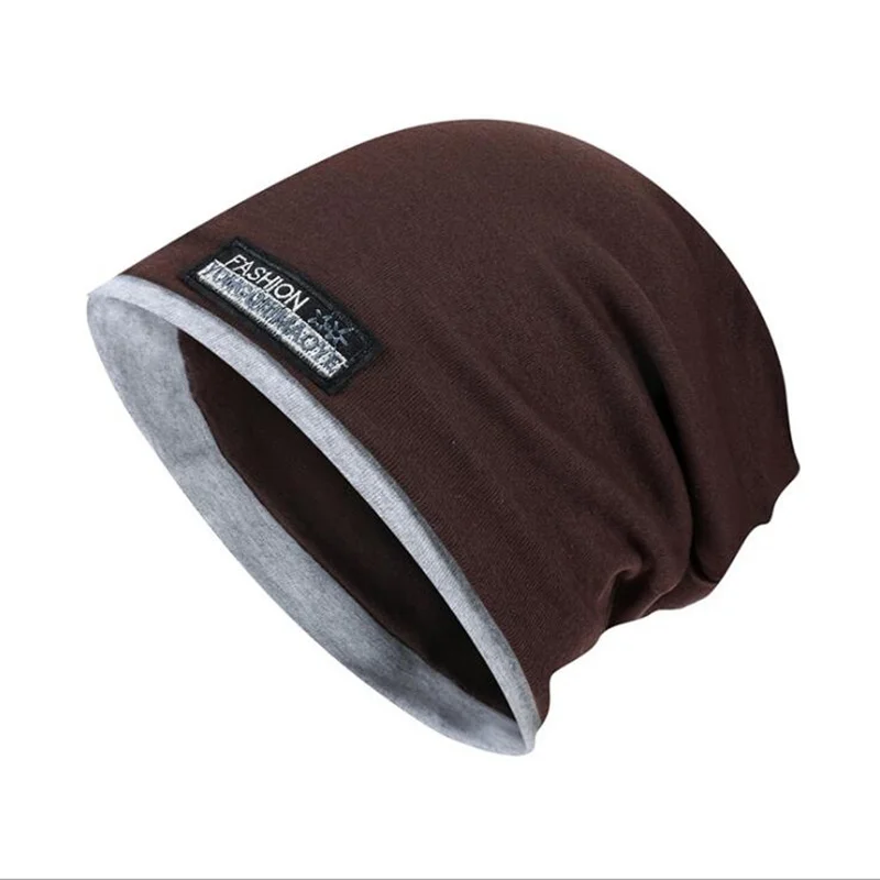 Унисекс женская и мужская вязаная Лыжная шапка крючком трикотажная с напуском