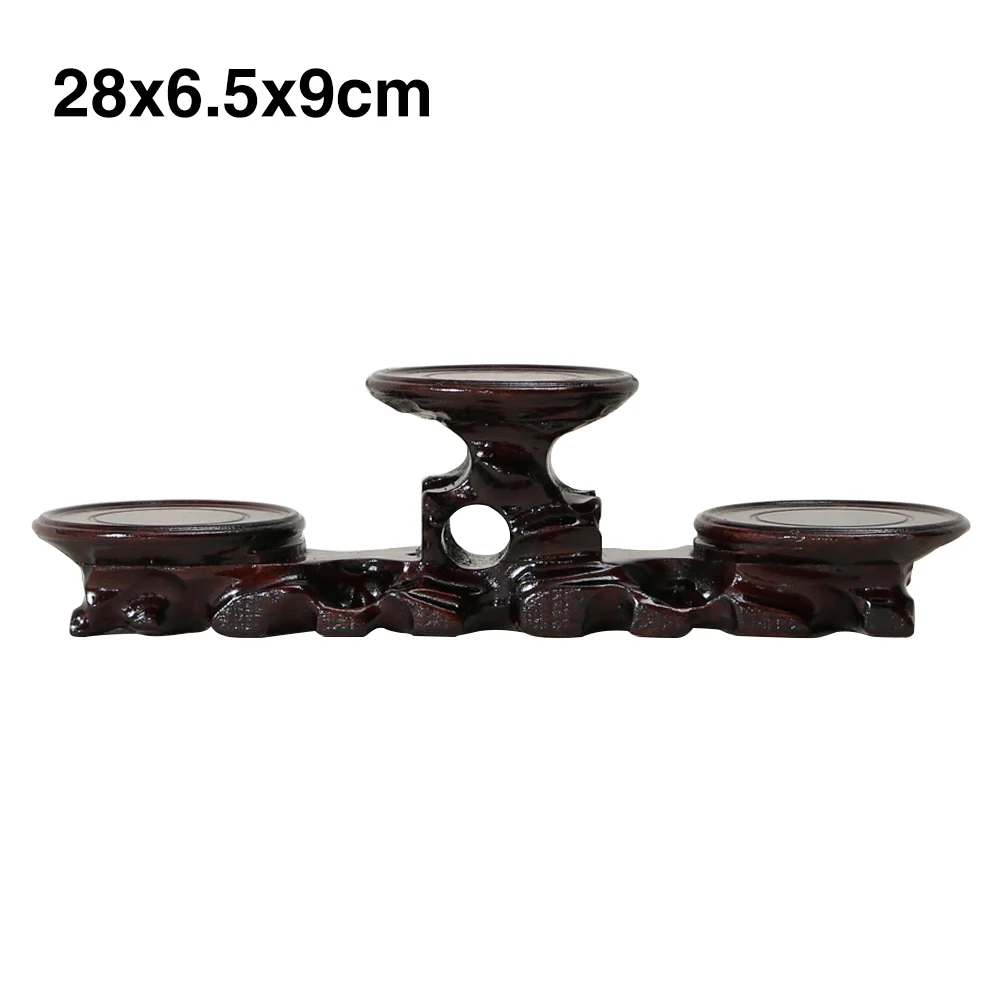 

Craft Pedestal Carved Wooden Display Stand Table Statue Teaware Flower Pot Home Decor Plant Holder Vintage Rustic Ornament Base