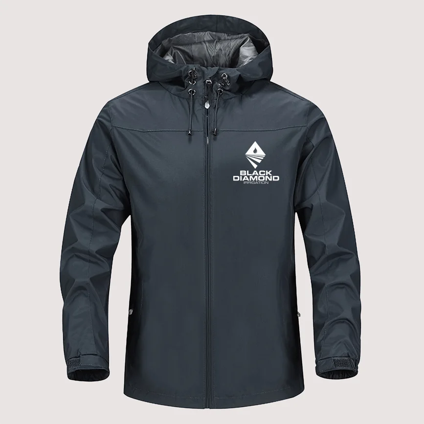 

Black Diamond Outdoor Mountaineering sport hunt Windproof Jackets Hooded Comfortable Unisex Fashion men Outdoor Jackets TOP N015