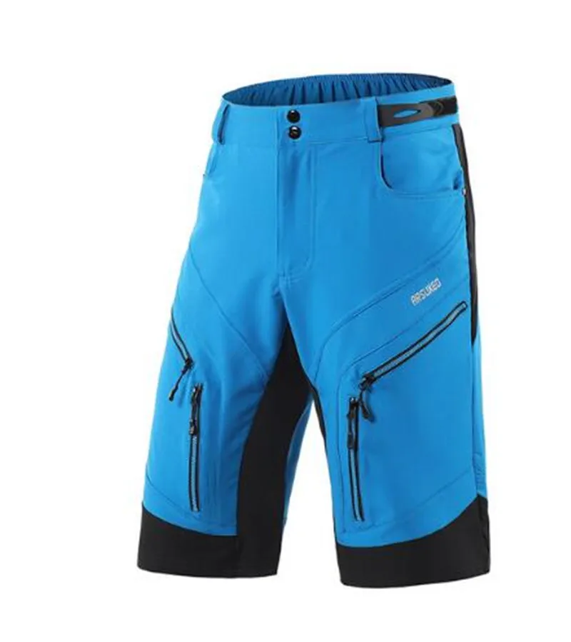 ARSUXEO мужские уличные велосипедные шорты для горного велосипеда дышащие водостойкие короткие спортивные шорты для горного велосипеда - Цвет: 1903 Blue