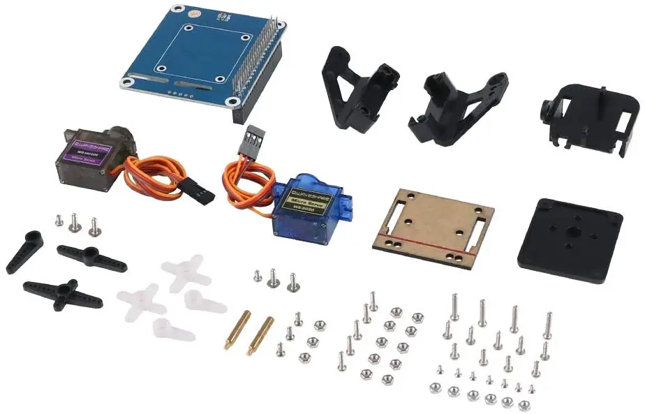 Контроллер серводвигателя Raspberry Pi 4B PWM Kit 2 DOF шапочка с панорамированием и
