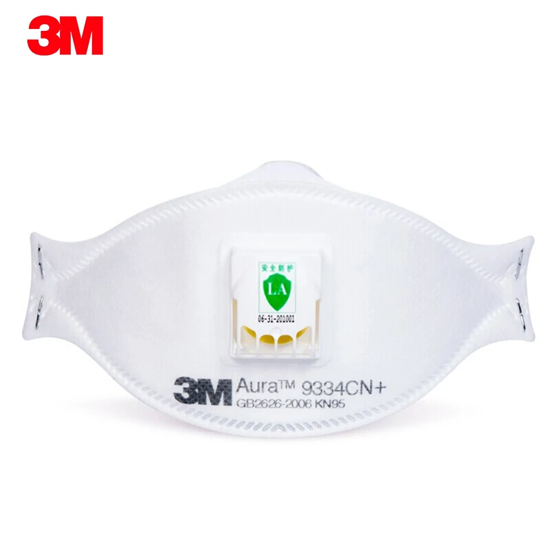 Респираторная маска 3 M FFP3 9332 9334 9334CN многоразовая KN95 Пылезащитная с клапаном маски