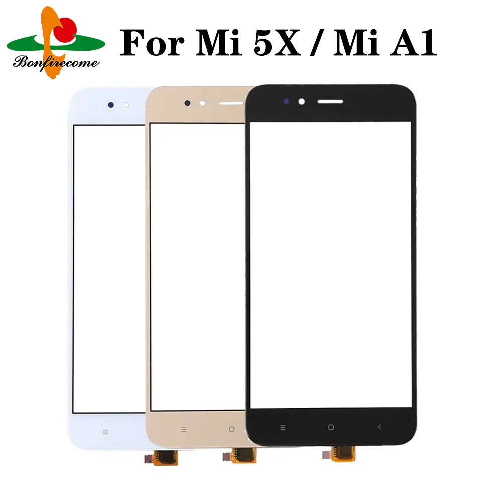 

10Pcs\lot TouchScreen For Xiaomi Mi A1 5X Mi5X MiA1 Touch Screen Panel Sensor LCD Display 5.5" Glass Digitizer Replacement Parts